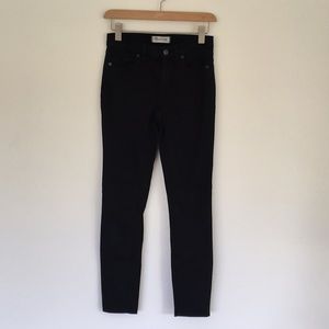 Madewell 9” High-Rise Skinny Sateen Jeans